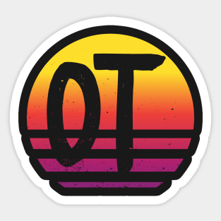 OT Occupational Therapy Therapist Month Gift graphic Sticker